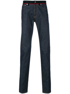 джинсы с контрастным поясом Givenchy