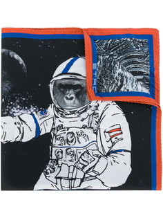 карманный платок с принтом астронавта Etro