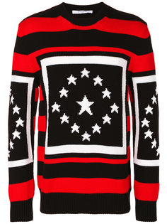 вязанный свитер со звездами Givenchy