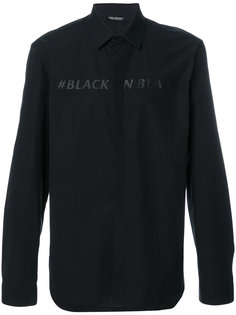 рубашка #BlackOnBlack Neil Barrett