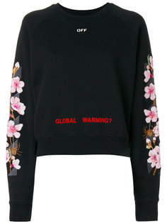 толстовка с цветущей вишней Off-White