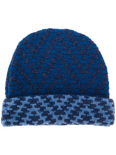 pattern knit beanie Etro