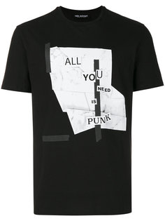 футболка All You Need is Punk Neil Barrett