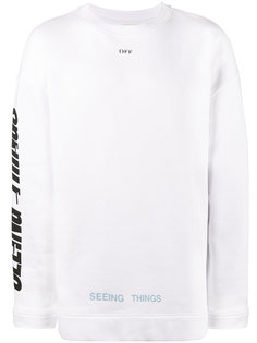 толстовка с принтом seeing things Off-White