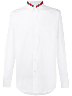 рубашка с контрастной оторочкой на воротнике Givenchy