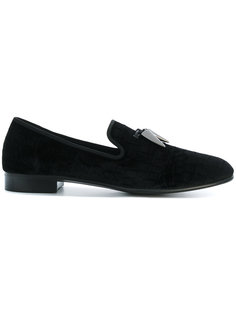 Spacey velvet loafers Giuseppe Zanotti Design