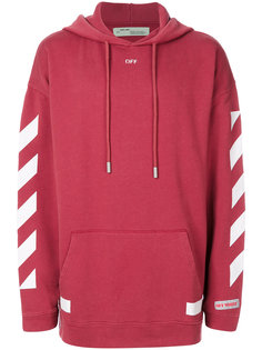 diagonal stripe hoodie Off-White