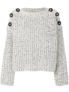 джемпер в рубчик с пуговицами  Isabel Marant