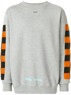 толстовка с полосатыми вставками Off-White