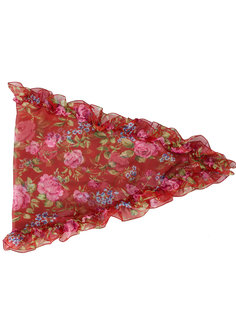 шарф-капюшон с цветочным принтом Losange  Balenciaga