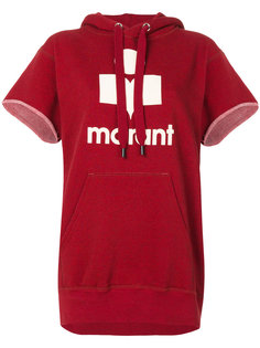 short sleeve logo hoodie Isabel Marant Étoile