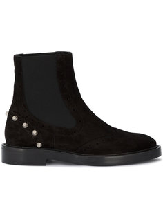 Giant palladium flat booties Balenciaga