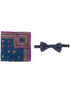 printed bow tie set  Etro