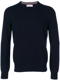 джемпер с круглым вырезом Brunello Cucinelli