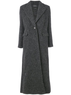 длинное однобортное пальто  Isabel Marant