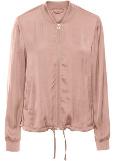 Куртка-бомбер из сатина (винтажно-розовый) Bonprix