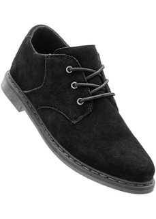 Кожаные туфли (черный) Bonprix