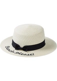 Пляжная соломеная шляпа (натуральный/черный) Bonprix