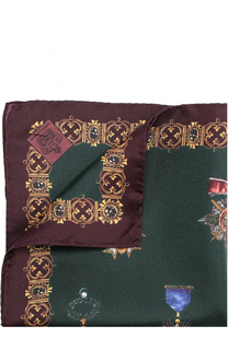 Шелковый платок с принтом Dolce &amp; Gabbana