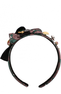 Ободок с бантами с декором Dolce &amp; Gabbana