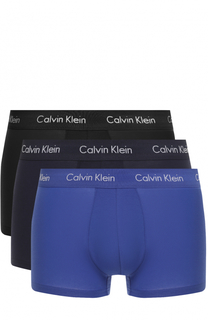 Комплект из трех хлопковых боксеров с широкой резинкой Calvin Klein
