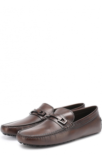 Кожаные мокасины с перемычкой Tod’s