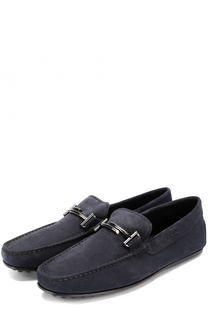 Замшевые мокасины с пряжкой Tod’s
