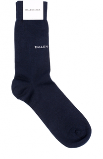 Хлопковые носки с логотипом бренда Balenciaga