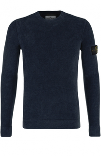 Однотонный хлопковый джемпер Stone Island