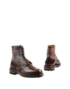 Полусапоги и высокие ботинки Santoni