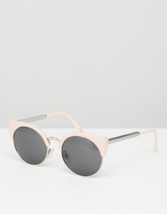Солнцезащитные очки кошачий глаз Monki - Розовый