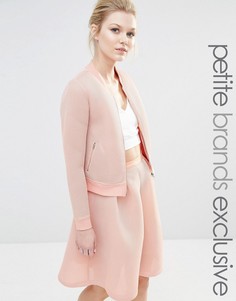 Сетчатый бомбер True Decadence Petite - Розовый