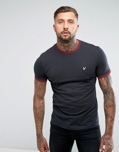 Черная футболка Lyle & Scott Ringer - Черный