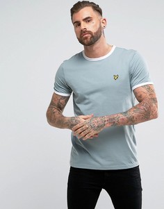 Синяя футболка Lyle & Scott - Темно-синий