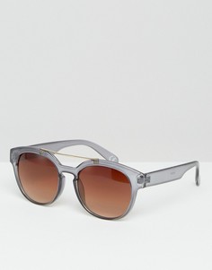 Круглые солнцезащитные очки Jeepers Peepers - Прозрачный