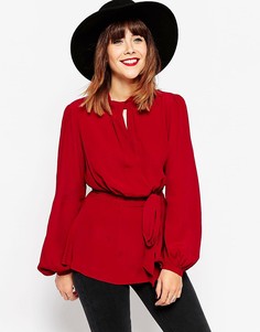 Блузка в стиле 70-х MEGAN X ASOS TOPS - Красный