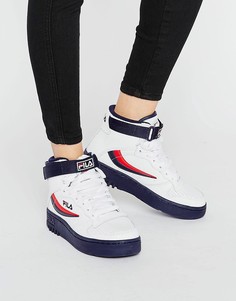 Белые высокие кроссовки Fila Fx-100 - Белый