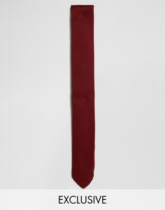 Трикотажный галстук Noose & Monkey - Красный