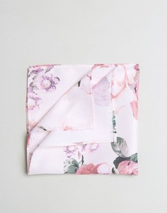 Платок для пиджака с розами ASOS - Розовый
