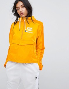 Тканая куртка горчичного цвета Nike Archive Pro - Желтый