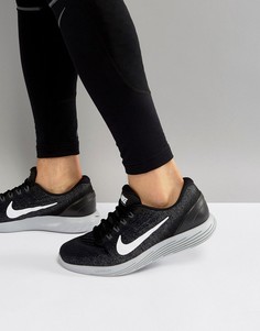 Черные кроссовки Nike Running Lunar Glide 9 904715-001 - Черный