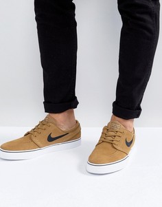 Светло-коричневые кроссовки Nike SB Stefan Janoski 333824-215 - Рыжий