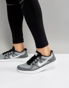 Серые кроссовки Nike Running Free Run 2017 880839-002 - Серый