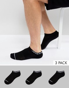 3 пары черных спортивных носков Nike Jordan SX5546-010 - Черный