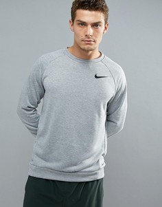 Серый флисовый свитшот Nike Training Dri-FIT 860474-063 - Серый