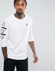 Белая футболка с рукавами реглан Nike Jordan 6 Times 862423-100 - Белый