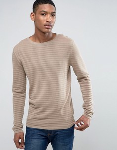 Топ в рубчик Selected Homme - Серый