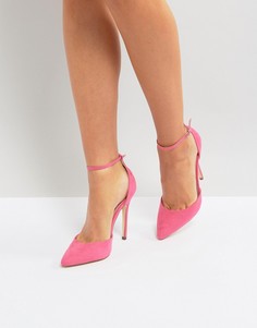 Туфли-лодочки с острым носком London Rebel - Розовый