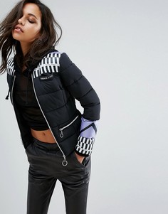 Дутая куртка с логотипом Versace Jeans - Мульти