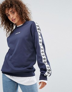 Темно-синий свитшот с круглым вырезом adidas Originals Tnt - Темно-синий